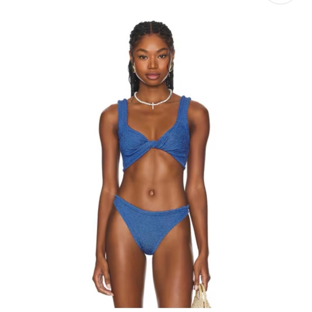 Hunza G Blue Bikini Swimwear Set